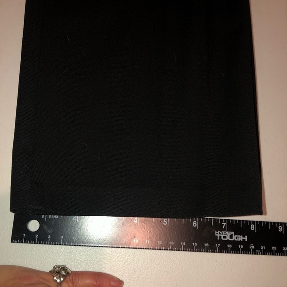 Equestrian Perfect Dress Black Pants W/some Stretch No Waistband Back Zip - Picture 8 of 9